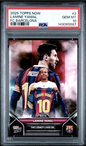 Lamine Yamal 2025 Topps NOW