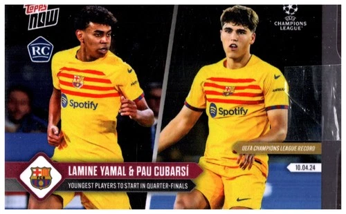Lamine Yamal 2024 Topps NOW