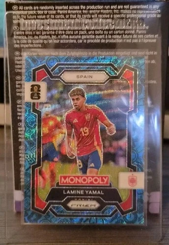 Lamine Yamal 2026 Panini Prizm Blue Wave
