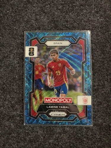 Lamine Yamal 2026 Panini Prizm Blue Wave Prizm