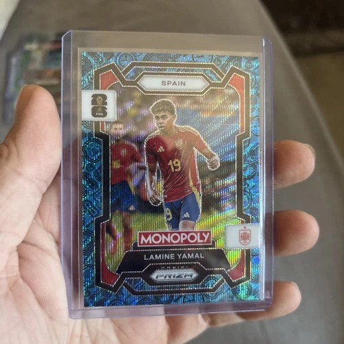 Lamine Yamal 2026 Panini Prizm Blue Wave Refractor