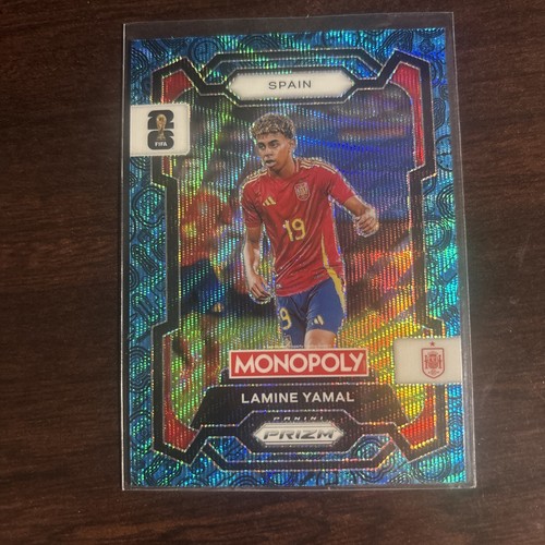 Lamine Yamal 2026 Panini Prizm Boardwalk Blue Prizm