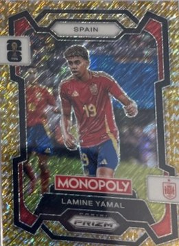 Lamine Yamal 2026 Panini Prizm Gold Shimmer /500