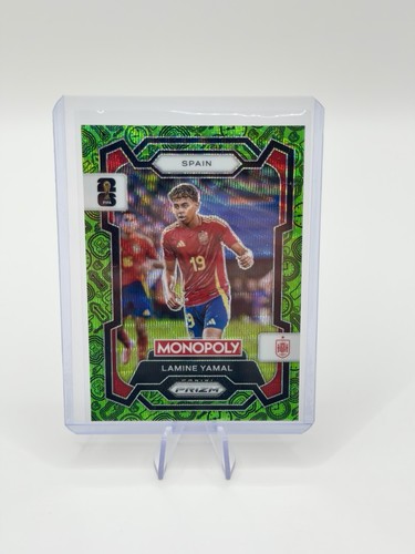 Lamine Yamal 2026 Panini Prizm Green Wave