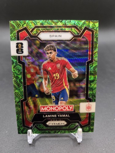 Lamine Yamal 2026 Panini Prizm Green Wave