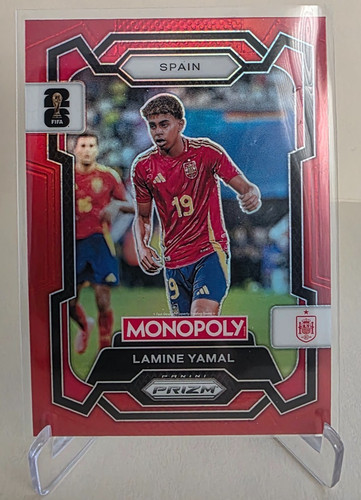 Lamine Yamal 2026 Panini Prizm Monopoly Copa del Mundo Rojo Prizm #41