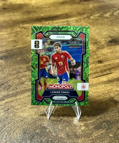 Lamine Yamal 2026 Panini Prizm Monopoly Copa Mundial de la FIFA 2026 Green Wave #41