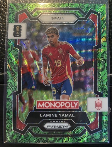 Lamine Yamal 2026 Panini Prizm Onda Verde