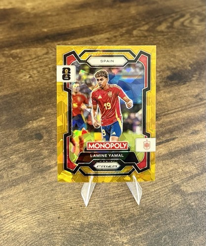 Lamine Yamal 2026 Panini Prizm Oro Hielo agrietado #41