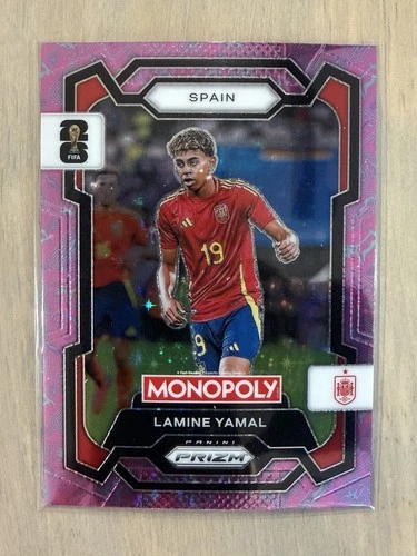Lamine Yamal 2026 Panini Prizm Pink Sparkle