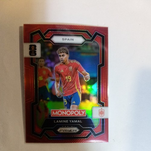 Lamine Yamal 2026 Panini Prizm Red Prizm