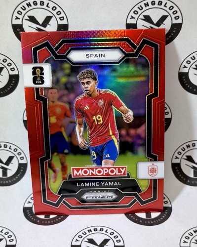 Lamine Yamal 2026 Panini Prizm Red Prizm