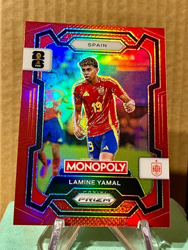 Lamine Yamal 2026 Panini Prizm True Red #41
