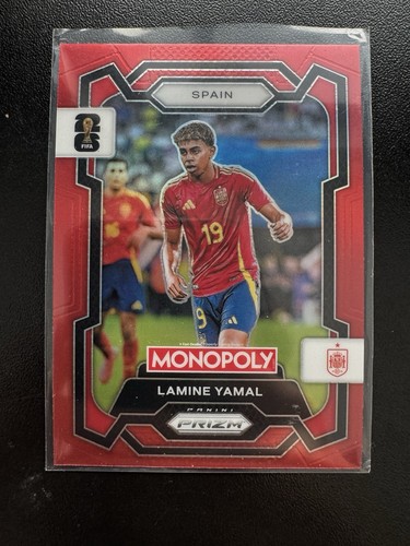 Lamine Yamal 2026 Panini Prizm True Red