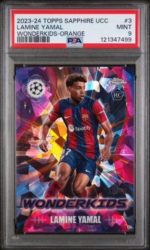 Lamine Yamal 2023 Topps Sapphire /25