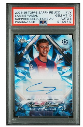 Lamine Yamal 2024 Topps Sapphire Blue /25