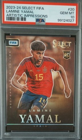 Lamine Yamal 2023 Panini Select FIFA Artistic Impressions /11