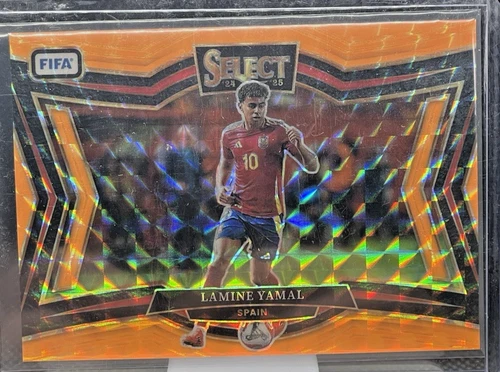 Lamine Yamal 2024 Panini Select Arancione Fluorescente /125