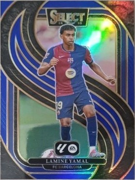 Lamine Yamal 2024 Panini Select Blue Prizm #150