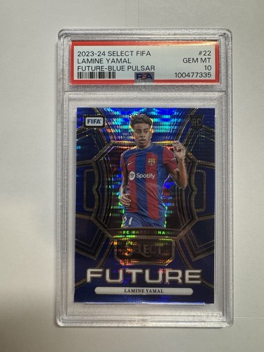 Lamine Yamal 2024 Panini Select Blue Pulsar #22