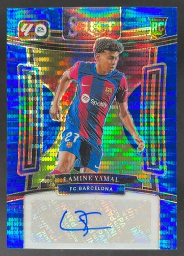 Lamine Yamal 2023 Panini Select Blue Shimmer #S-LMY