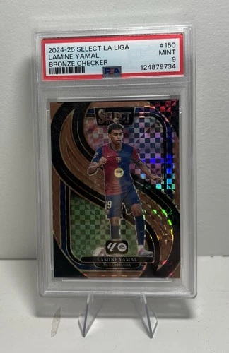 Lamine Yamal 2024 Panini Select Bronze Checker /59