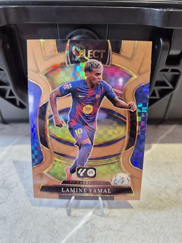 Lamine Yamal 2025 Panini Select Bronze Checkerboard /99