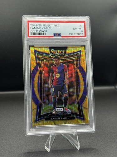 Lamine Yamal 2024 Panini Select FIFA Gold Wave /10