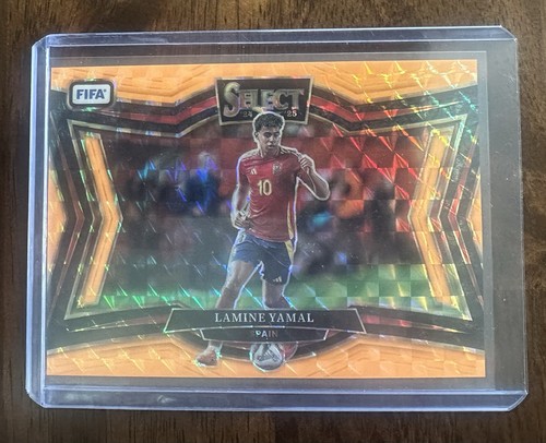 Lamine Yamal 2024 Panini Select FIFA Naranja Fluorescente /125