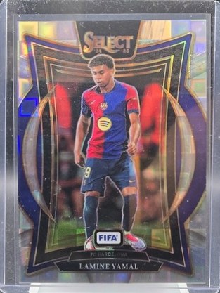 Lamine Yamal 2024 Panini Select FIFA Pandora Prizm