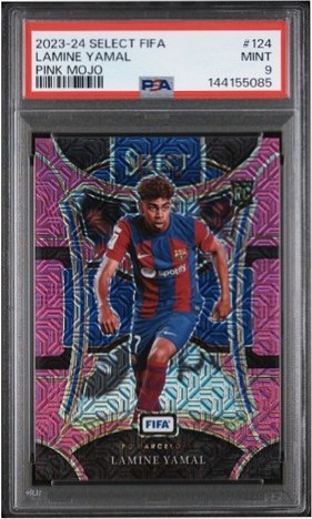 Lamine Yamal 2023 Panini Select FIFA Pink Prizm /75