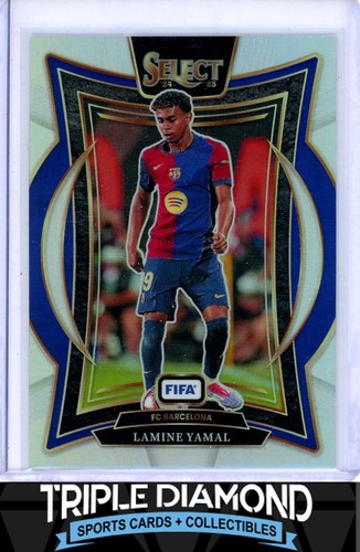 Lamine Yamal 2024 Panini Select FIFA Plata Prizm