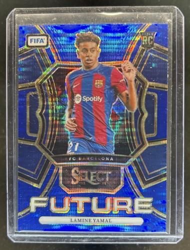 Lamine Yamal 2023 Panini Select FIFA Pulsar Azul #22