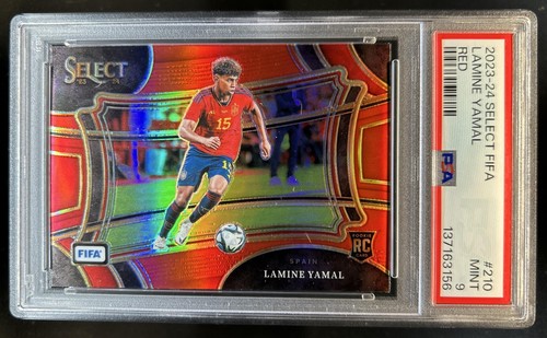 Lamine Yamal 2023 Panini Select FIFA Red Prizm