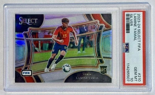 Lamine Yamal 2023 Panini Select FIFA Silver