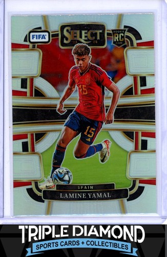 Lamine Yamal 2023 Panini Select FIFA Terrace Silver Prizm