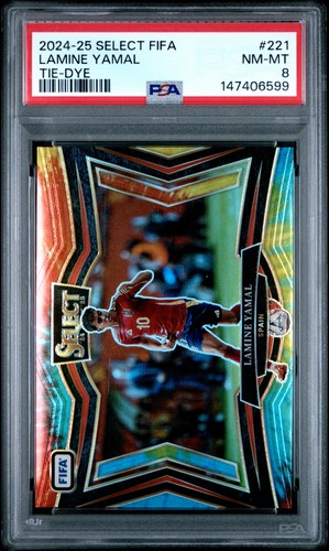 Lamine Yamal 2024 Panini Select FIFA Tie-Dye Field /25