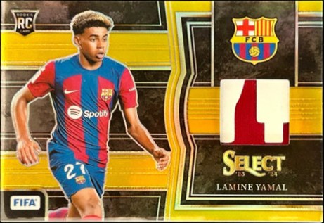 Lamine Yamal 2023 Panini Select Gold /10