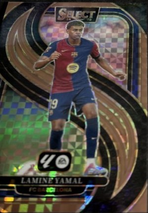 Lamine Yamal 2024 Panini Select La Liga Bronze Checkerboard Prizm /59