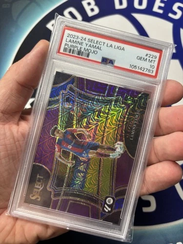 Lamine Yamal 2023 Panini Select La Liga Purple Mojo