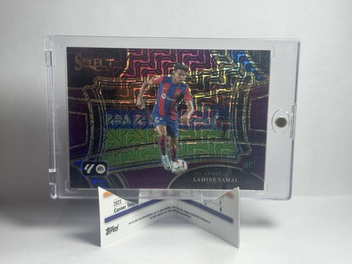 Lamine Yamal 2023 Panini Select La Liga Viola Mojo Prizm