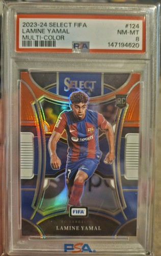 Lamine Yamal 2023 Panini Select Multi Color Prizm