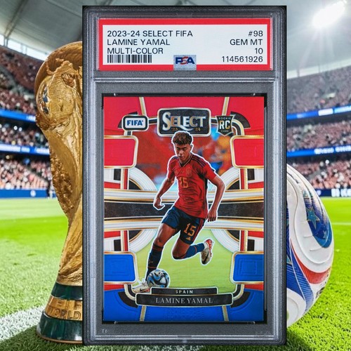 Lamine Yamal 2023 Panini Select Multicolor Prizm