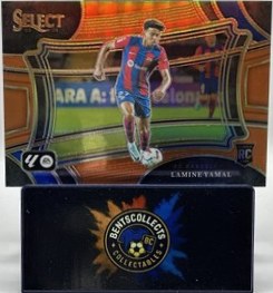 Lamine Yamal 2023 Panini Select Orange Prizm /49