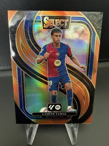 Lamine Yamal 2024 Panini Select Orange Prizm /49