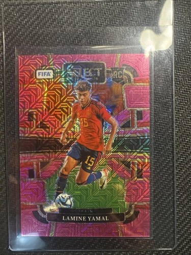 Lamine Yamal 2023 Panini Select Pink Mojo 46/199