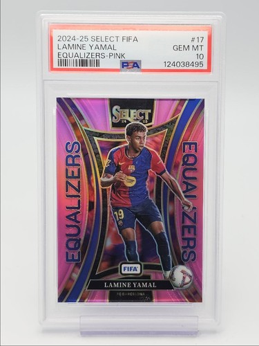 Lamine Yamal 2024 Panini Select Pink Prizm /25