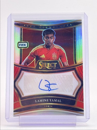 Lamine Yamal 2024 Panini Select Plata Prizm