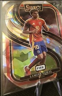 Lamine Yamal 2025 Panini Select Prizm Cracked Ice