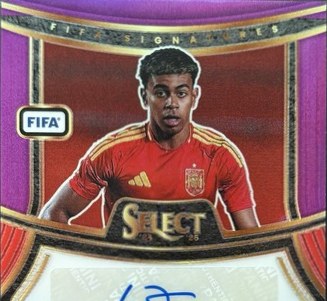 Lamine Yamal 2024 Panini Select Prizm Purple /49
